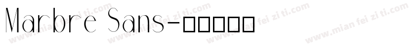 Marbre Sans字体转换